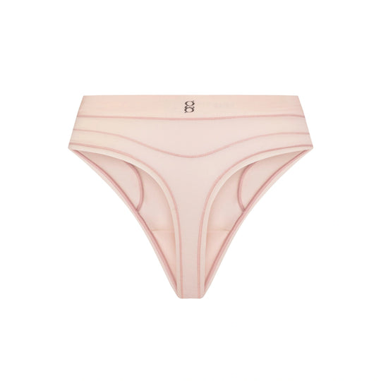 Back of nude Smoother Thong – High Waist (Limited), ultra-soft, breathable, and invisible under clothing.